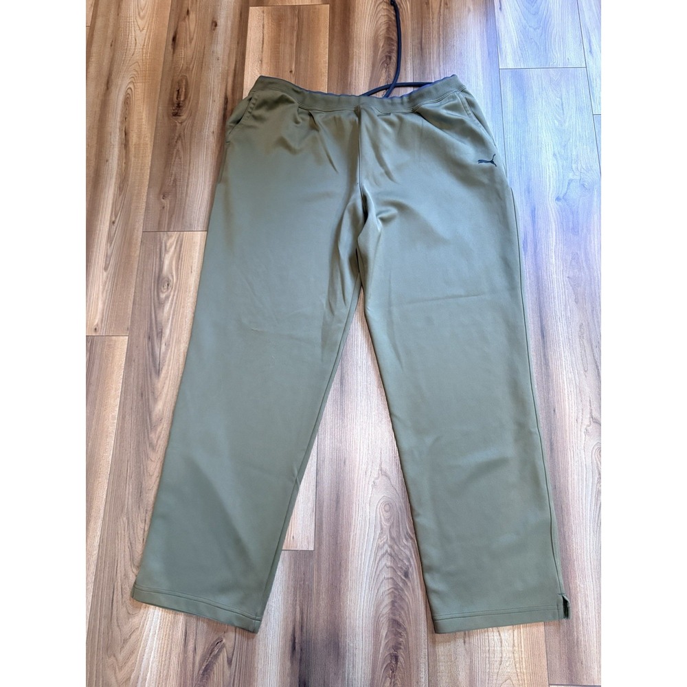 Puma Drycell Sweatpants Army Green Men's XXL Straight Leg Pockets Drawstring
